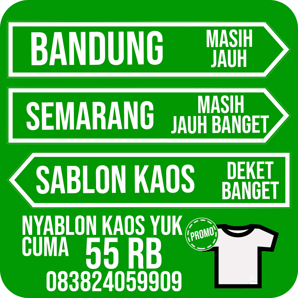 sablon kaos satuan bebas desain  | Cirebon_cloth | Aesthetic Tee