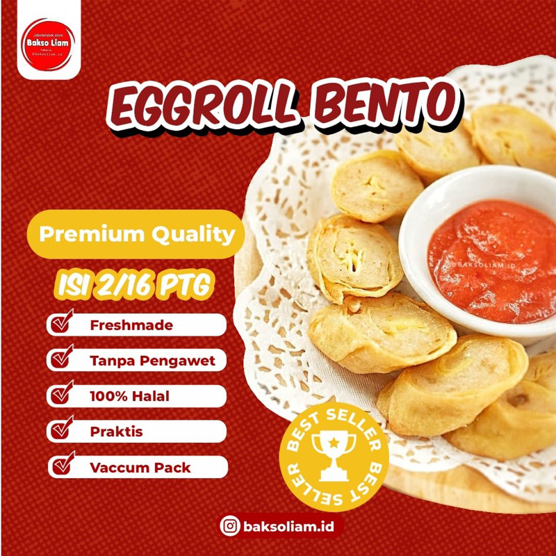 

Egg roll bento (Frozen food)