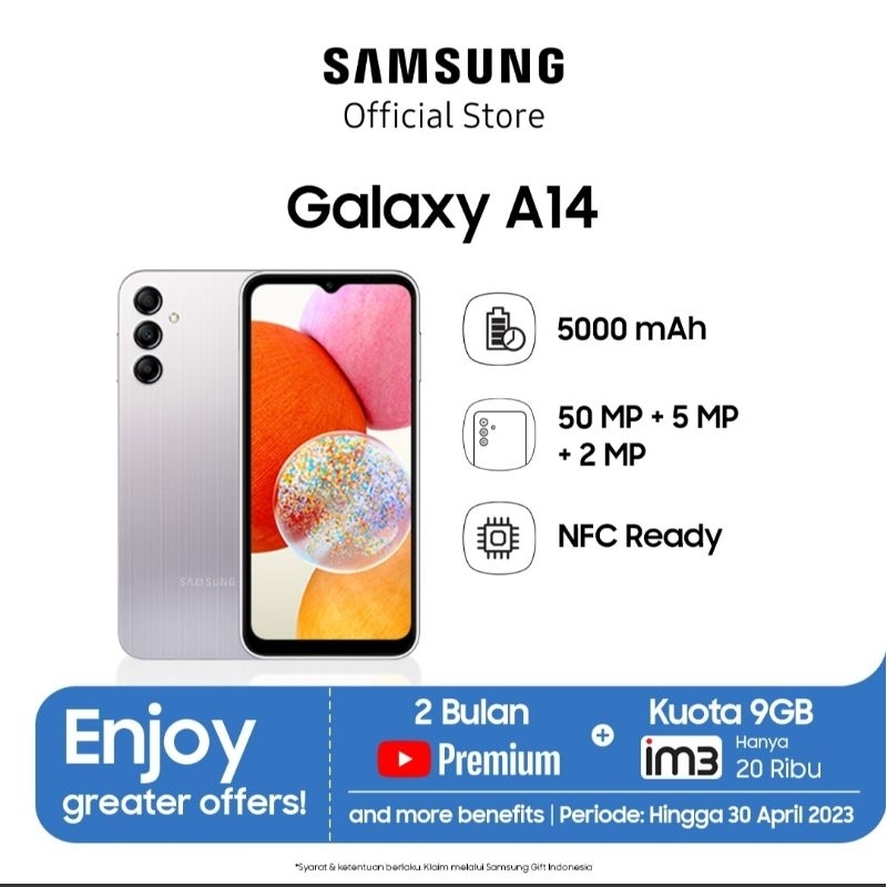 Samsung Galaxy A14 LTE+Adaptor hydrogel