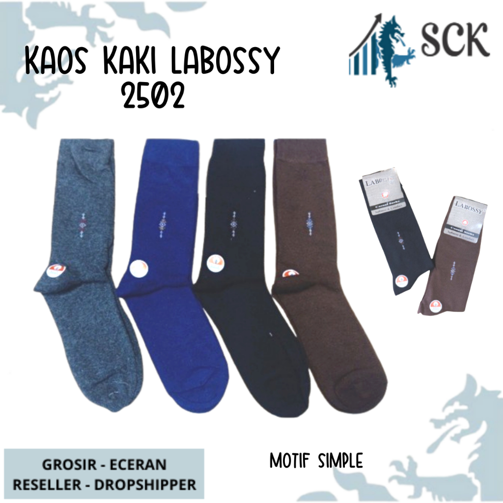 Kaos kaki Pria LABOSSY 2502 2503 2504 2505 2506 /Kaos kaki kerja Pria - sckmenwear GROSIR