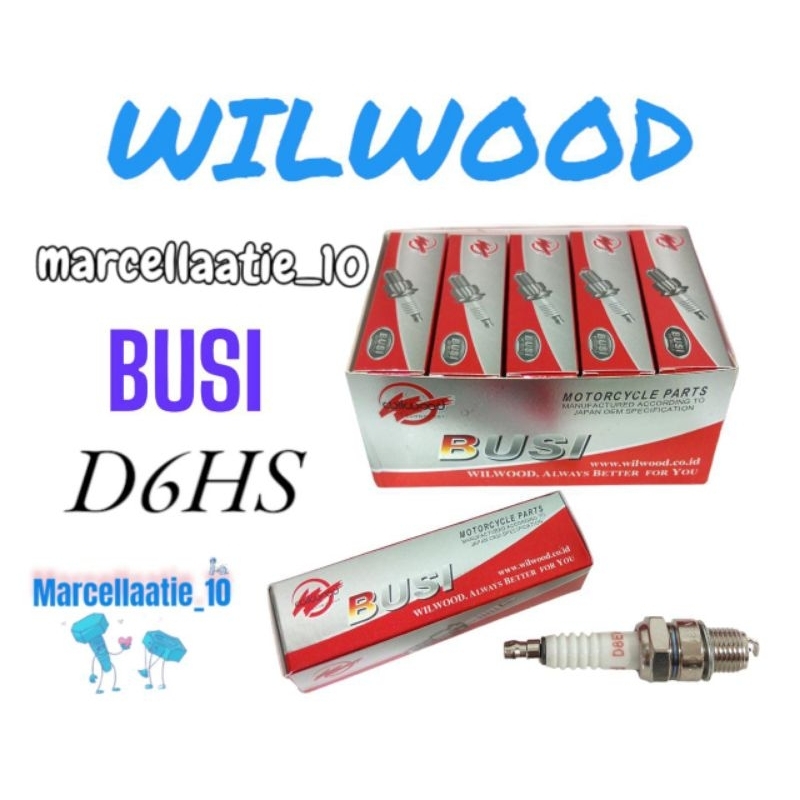 10 pcs BUSI MOTOR D6HS BUSI WILWOOD D6HS D6 BUSI MOTOR MURAH D6 BUSI MOTOR D6HS MURAH