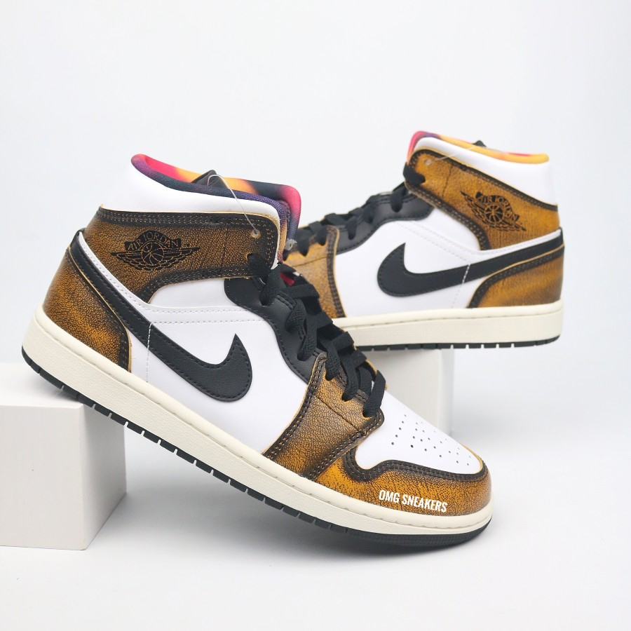 Air Jordan 1 Mid Wear Away Yellow - BNIB Original 100% - 40