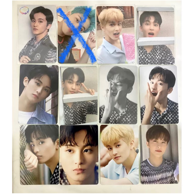 photocard mark dicon 101 set dilan bnw nct 127 wtmp album photobook beatbox pc nct dream black and w