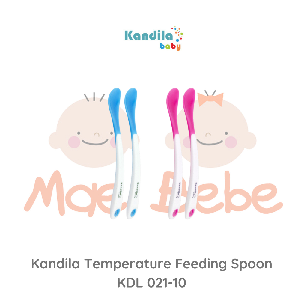 Kandila Baby Temperature Feeding Spoon Sendok Makan Bayi KDL 021-10