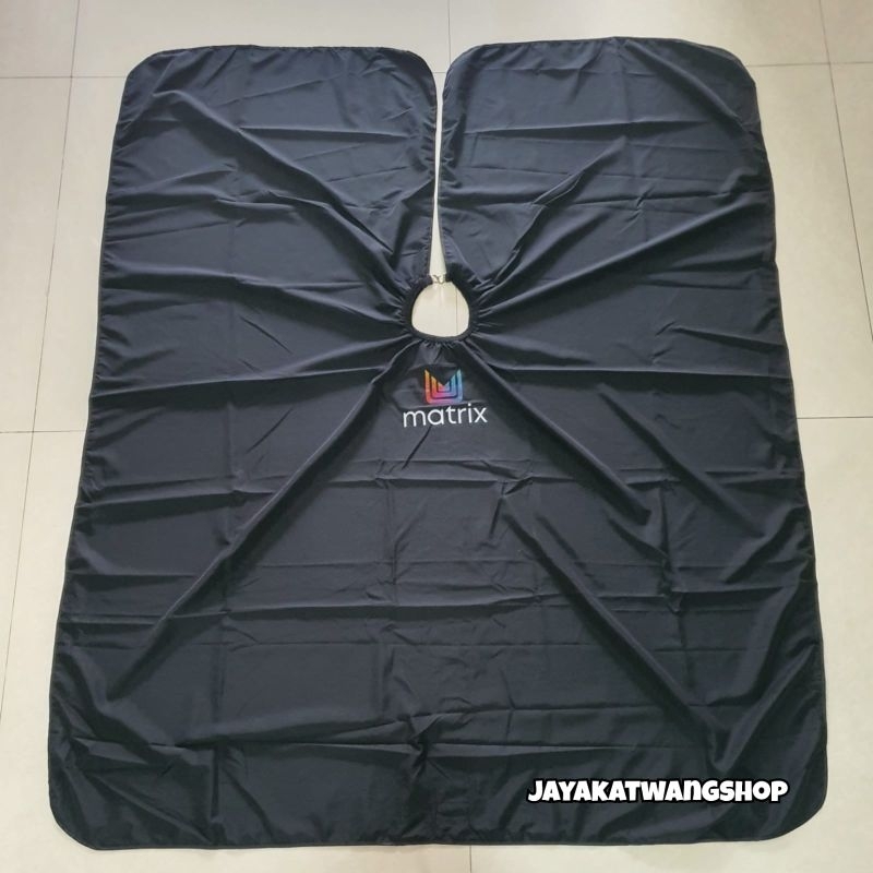 MATRIX Kep Cape Potong - Celemek Apron Salon Barber Hitam