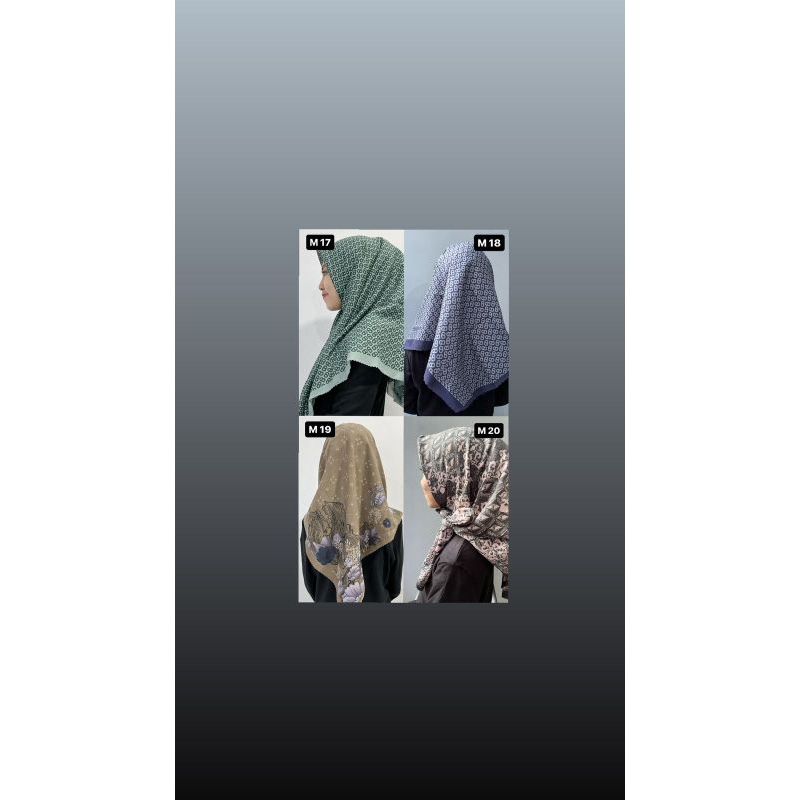 MANZA HIJAB VOAL MOTIF VIRAL