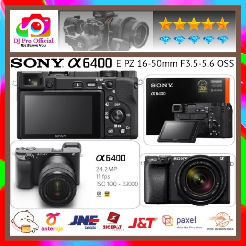 Sony A6400 Alpha A 6400 iLCE6400L iLCE 6400L E PZ 1650mm 16 50 mm F3.5-5.6 OSS