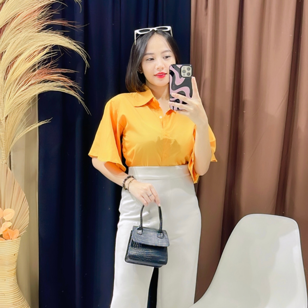 [12.12] RX FASHION GITA TOP BLOUSE // BLOUSE WANITA BERKUALITAS -RN