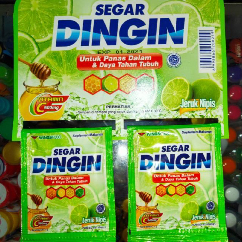 

segar dingin SDC1000 renteng isi 12 bungkus