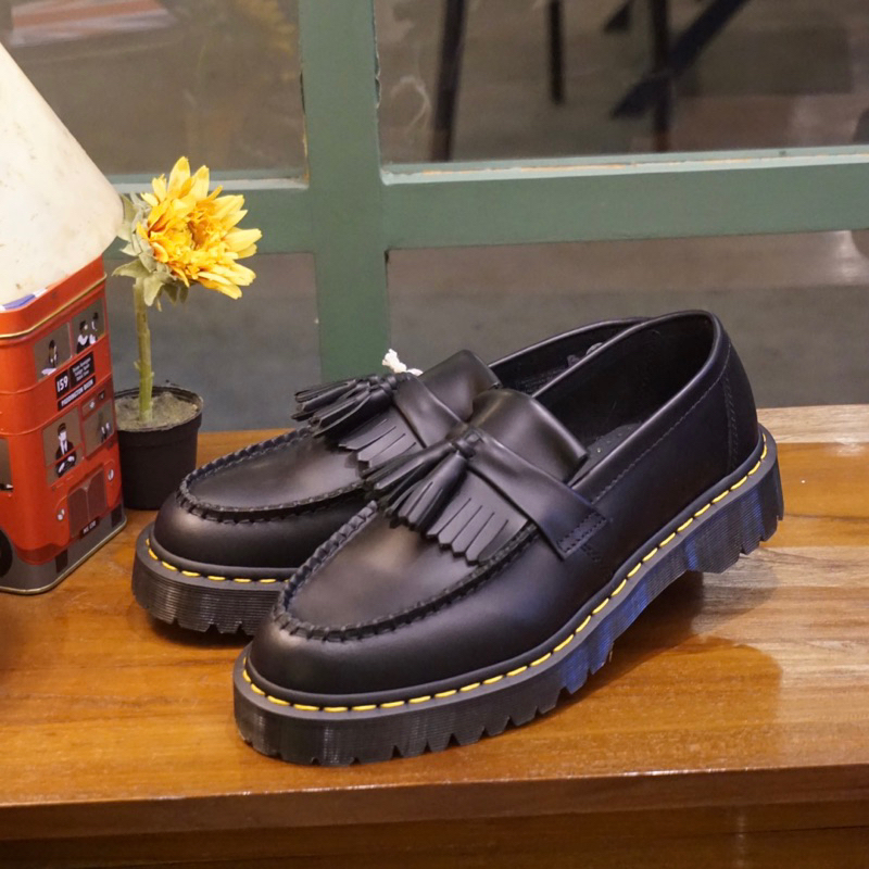 DR. MARTENS ADRIAN BEX LOAFERS YS BLACK SMOOTH BNIB ORIGINAL