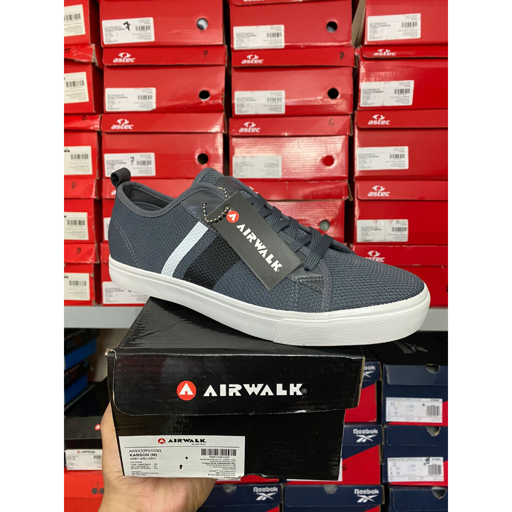 Sepatu Airwalk Karson Grey Men's Shoes Original sepatu Pria