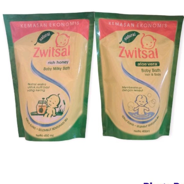 Zwitsal Baby Bath Refill 450ml