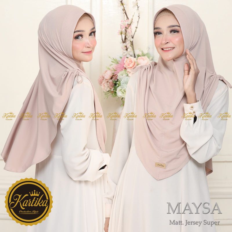 Bergo Instan Maysa Serut Kanan Kiri By Kartika Hijab