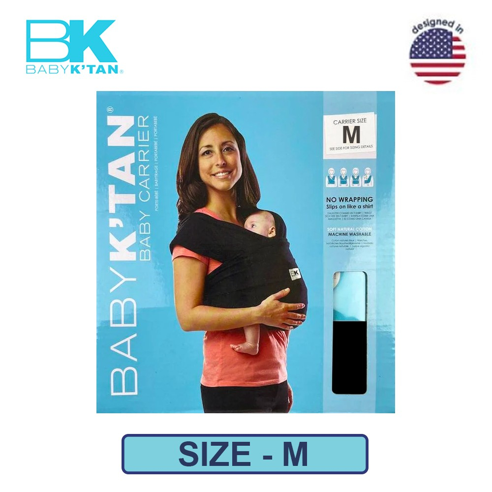 Baby K'tan Original Baby Carrier Gendongan Bayi - Black