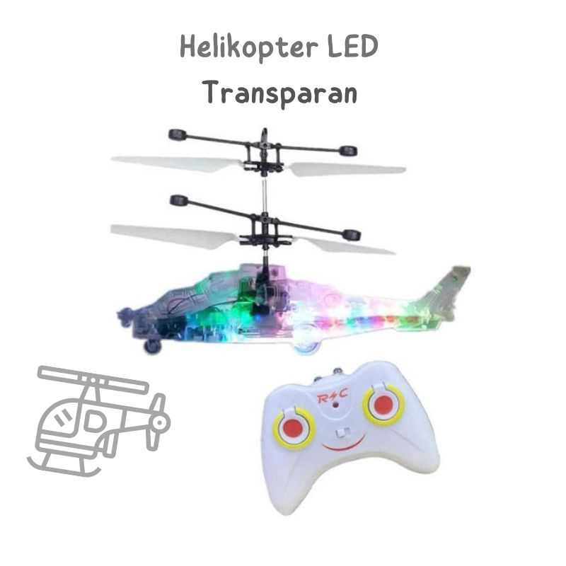HOC3 - Mainan Anak Helikopter Sensor Tangan Plus Remote
