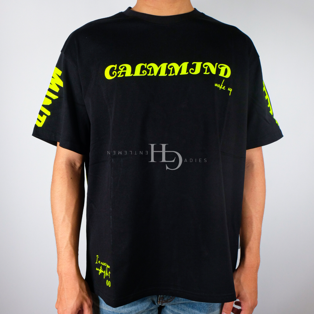 Calmmind Neon Monster Tee Black