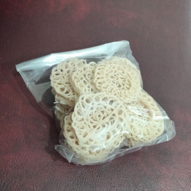 

kerupuk putih kerupuk uyel mentah