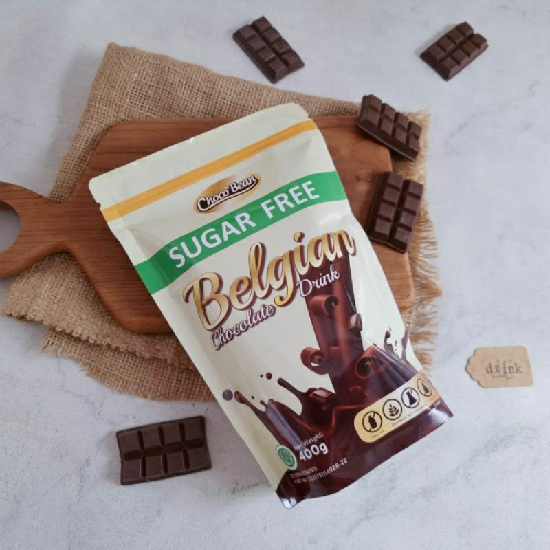 

Belgian Chocolate Drink Chocobean isi 400gr kemasan serbuk