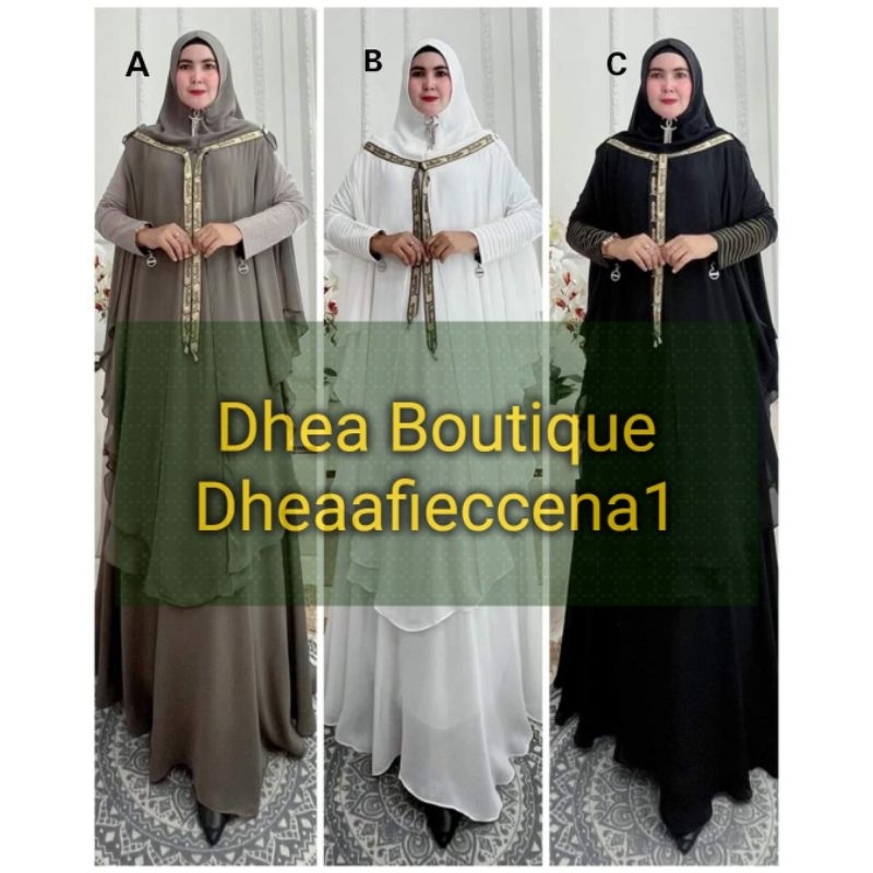 DHEA BOUTIQUE/AMOORA SYARI HOODIE/SYARI POLOS PREMIUM SET edisi lebaran haji umroh/DHEAAFIECCENA/SYA