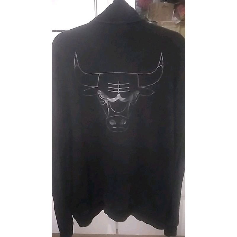 Hoodie zipper nba bulls made in china