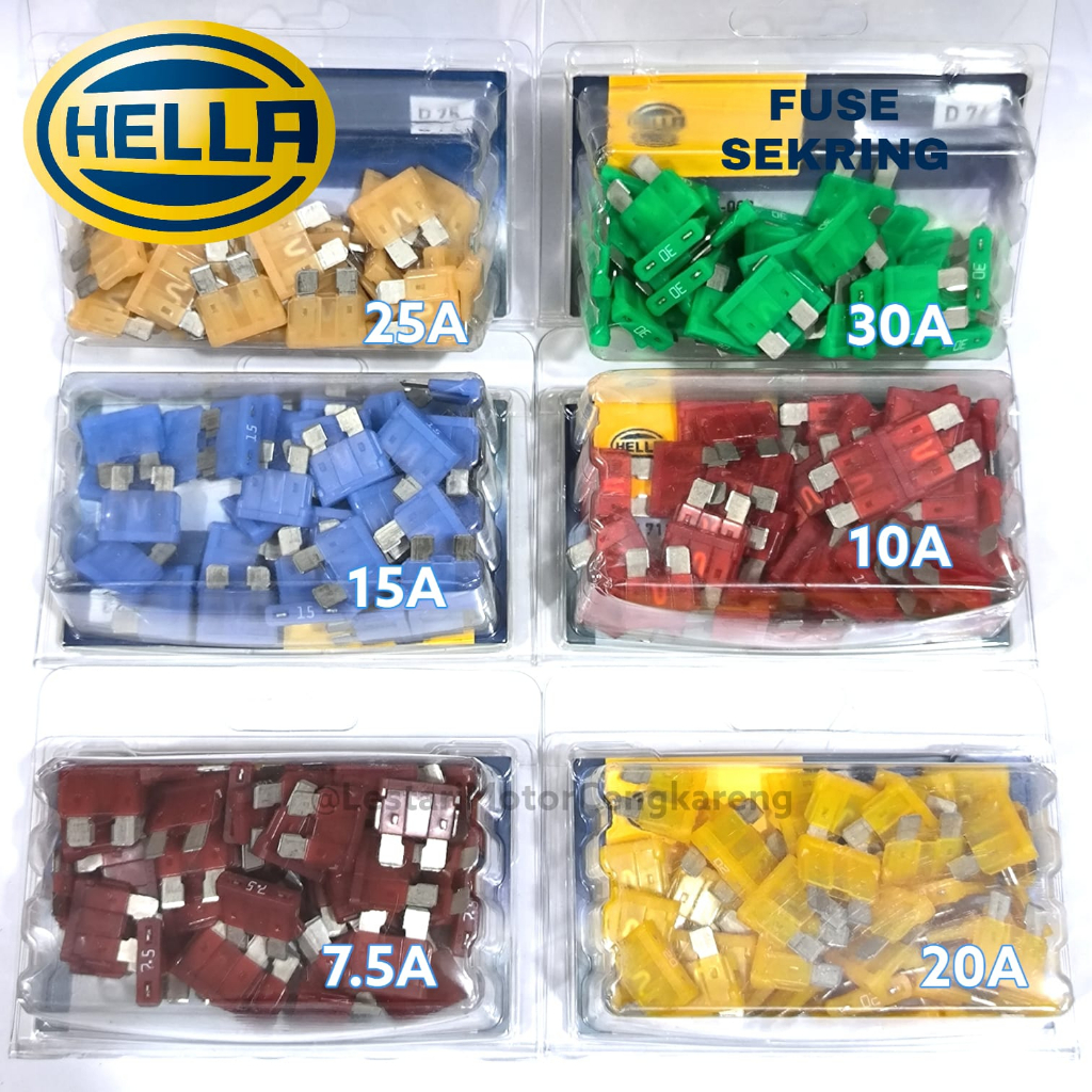 FUSE DX BIG HELLA ORI - SEKRING SIKRING ANCAP BESAR HELLA ORIGINAL