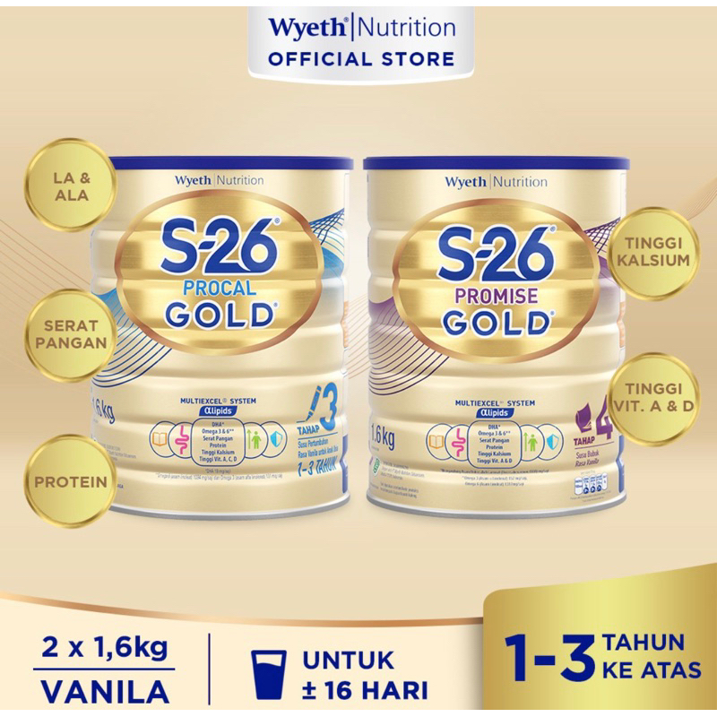 Susu Pertumbuhan Anak Usia 3-12 Tahun, Kaleng 1600 gr x2