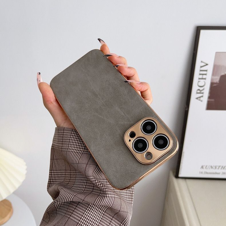 NEW PREMIUM !! ALCANTARA LEATHER CASE GOLD PLATING CAMERA IPHONE 14 PROMAX 14 PRO 14PLUS 14 13 PROMAX 13 PRO 13 12 PROMAX 12 PRO 12 11PROMAX 11PRO 11 SOFTCASE