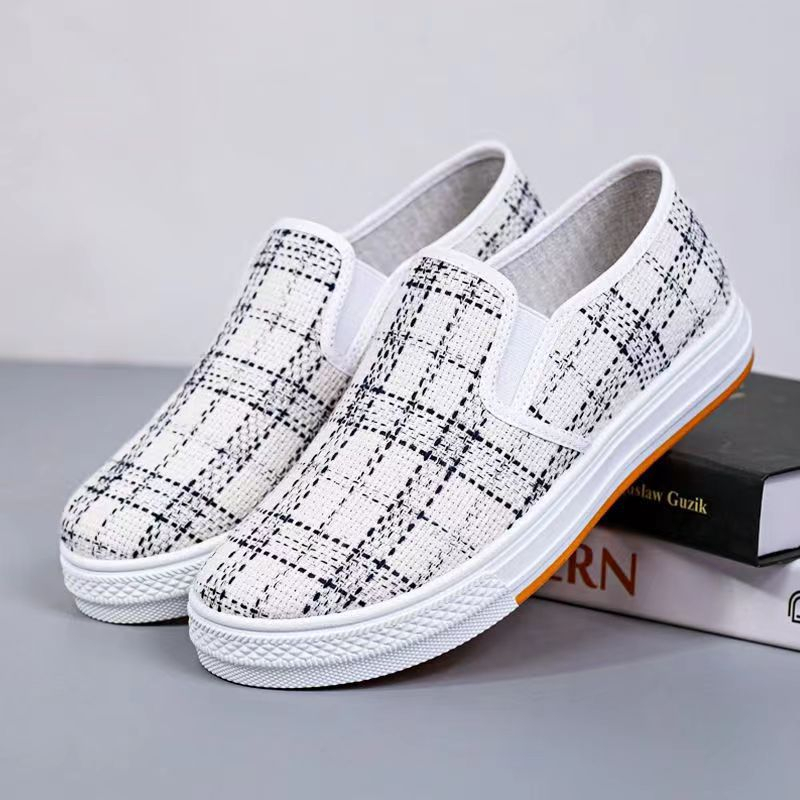 Gobra ♕ SEP026 (Tanpa Kotak) Sepatu Sneakers Wanita Hitam Putih Kasual Model Korea Fashion Casual Sport Olahraga Import COD