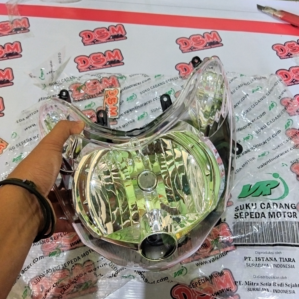 LAMPU DEPAN MIO SOUL LAMA SOUL KARBU 2009-2010 / REFLEKTOR YAMAHA MIO SOUL KARBU 2008