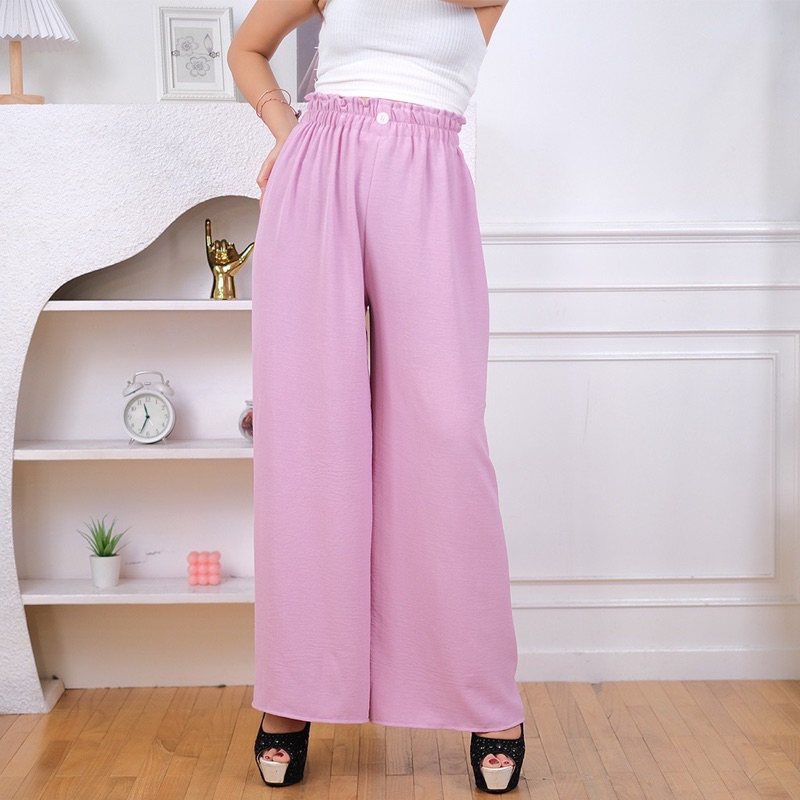 KULOT CRINKLE HIGHWAIST PREMIUM LOOSE PANTS