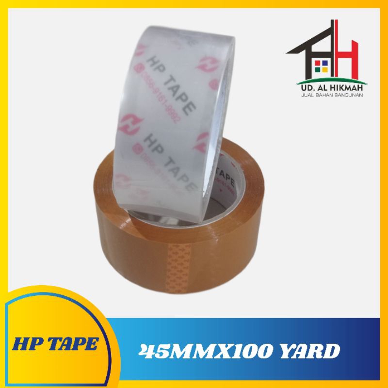 

Lakban Bening / Coklat HP TAPE 45mm x 100 Yard Lebih Kuat