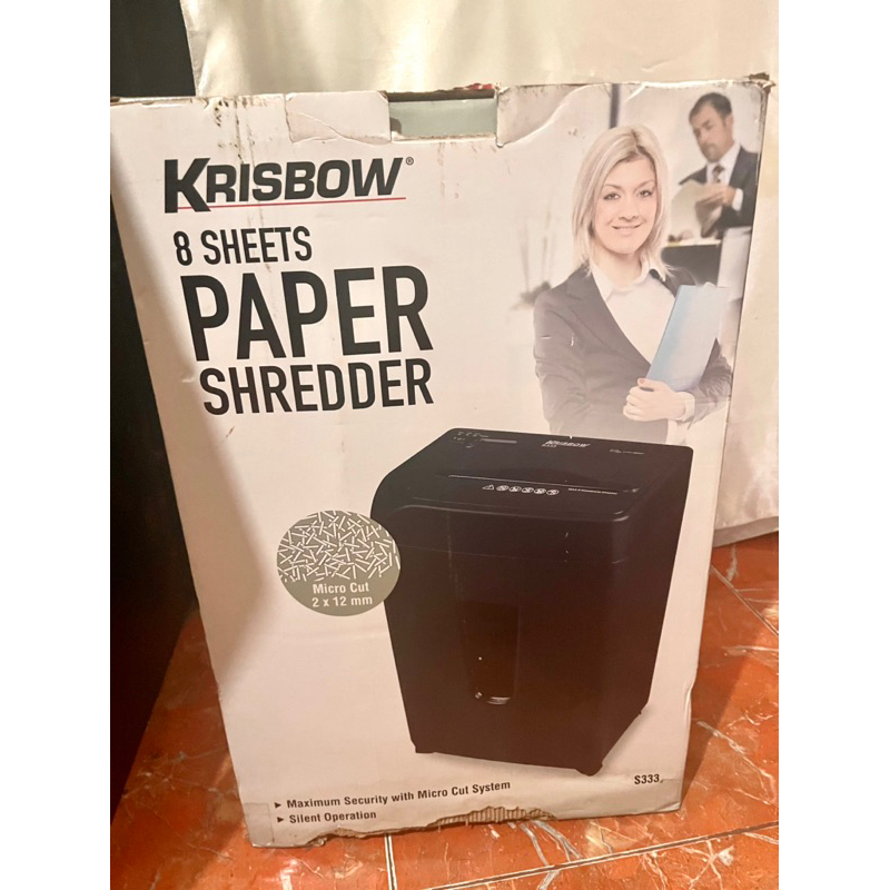 Krisbow Paper Shredder S333