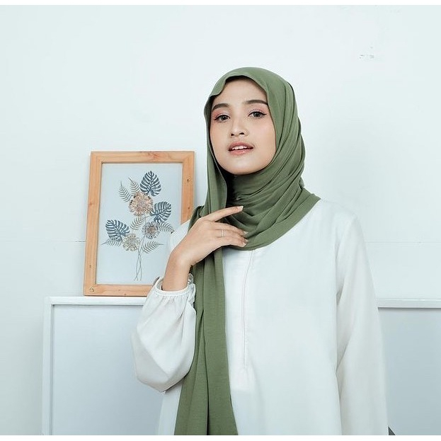 Pashmina Flowy Hijab Mleyot Jersey