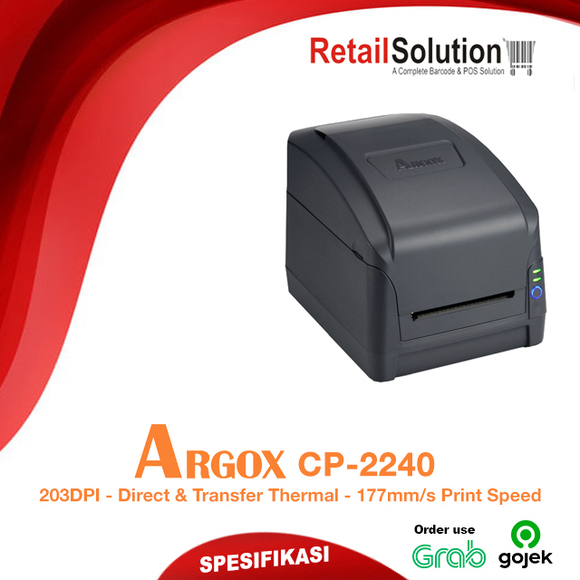 Printer Barcode Label JNE ARGOX CP2240 / CP-2240 / CP 2240