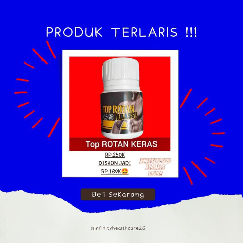 BISA COD PROMO TOP ROTAN KAPSUL penambah stamina & vitalitas pria ,tahan lama 100% Original