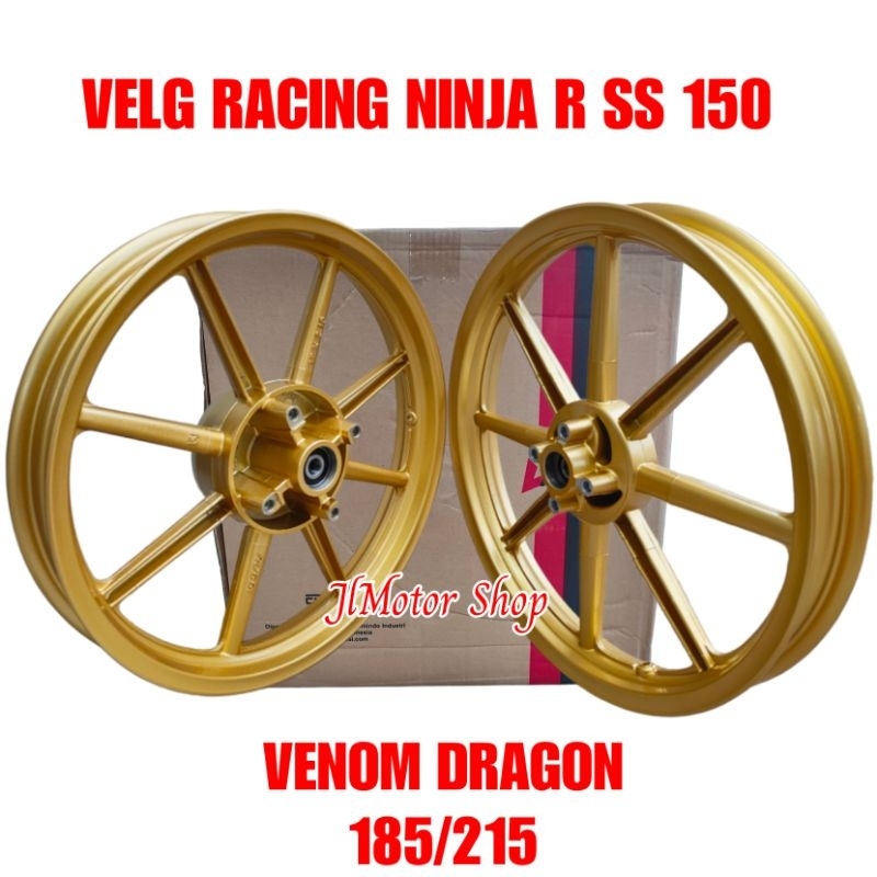 PELEK VELG RACING NINJA 150 R SS VROSSI DRAGON PALANG 8 MODEL RCB UKURAN 185 215 RING 17