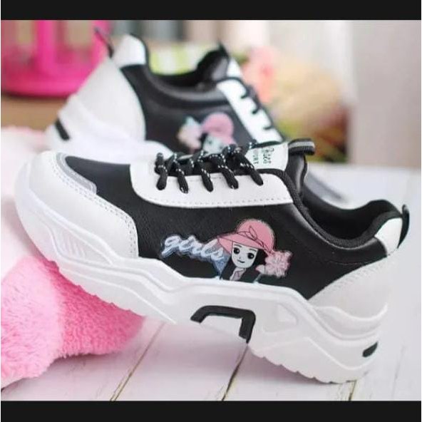 ALAS cokoer -Sepatu sneaker anak motif karakter Baby Girl