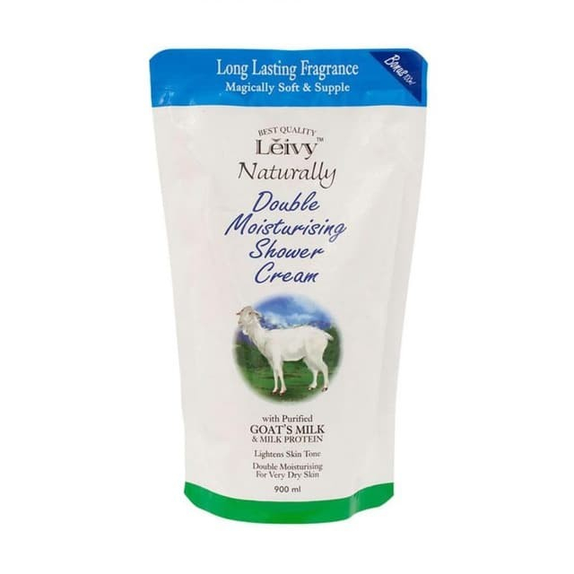 Leivy Shower Cream Goat's Milk Refill 900ml