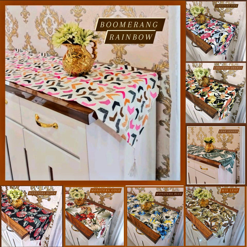 Taplak Meja Atau Alas Meja Ruang Tamu-Taplak Meja Minimalis-Table Runner-Taplak Meja Ruang Tamu