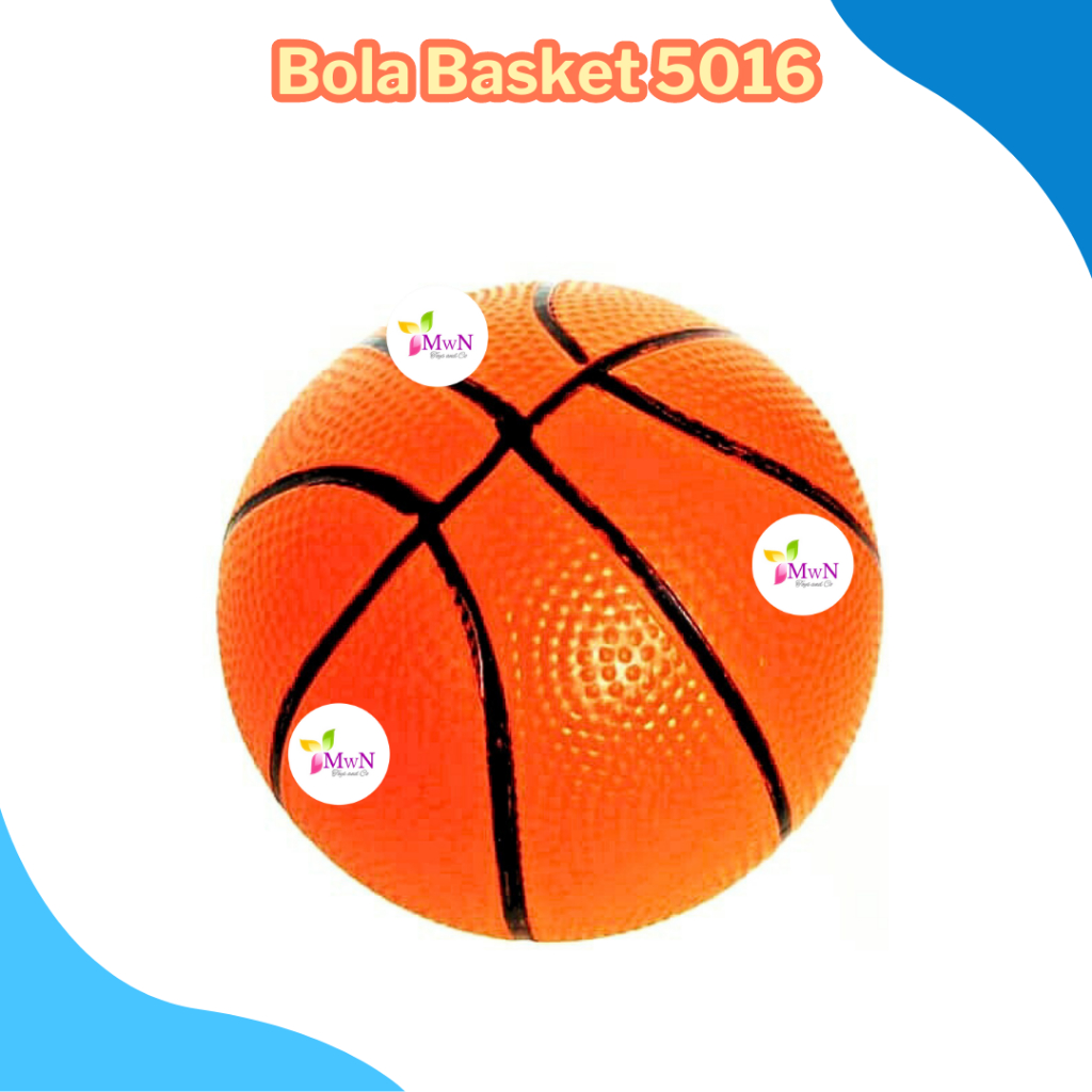 MWN BOLA KARET BASKET 5016 - MAINAN BOLA BASKET