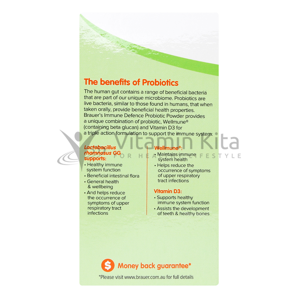 Brauer Baby And Kids Immune Defence Probiotic - 30 Sachets | mendukung sistem kekebalan tubuh