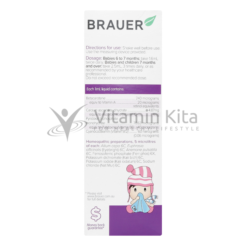 Brauer Baby And Child Runny Nose - 100 ml | meredakan flu dan pilek