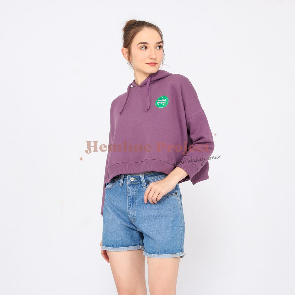 ILAYA Crop Sweater - Mauve