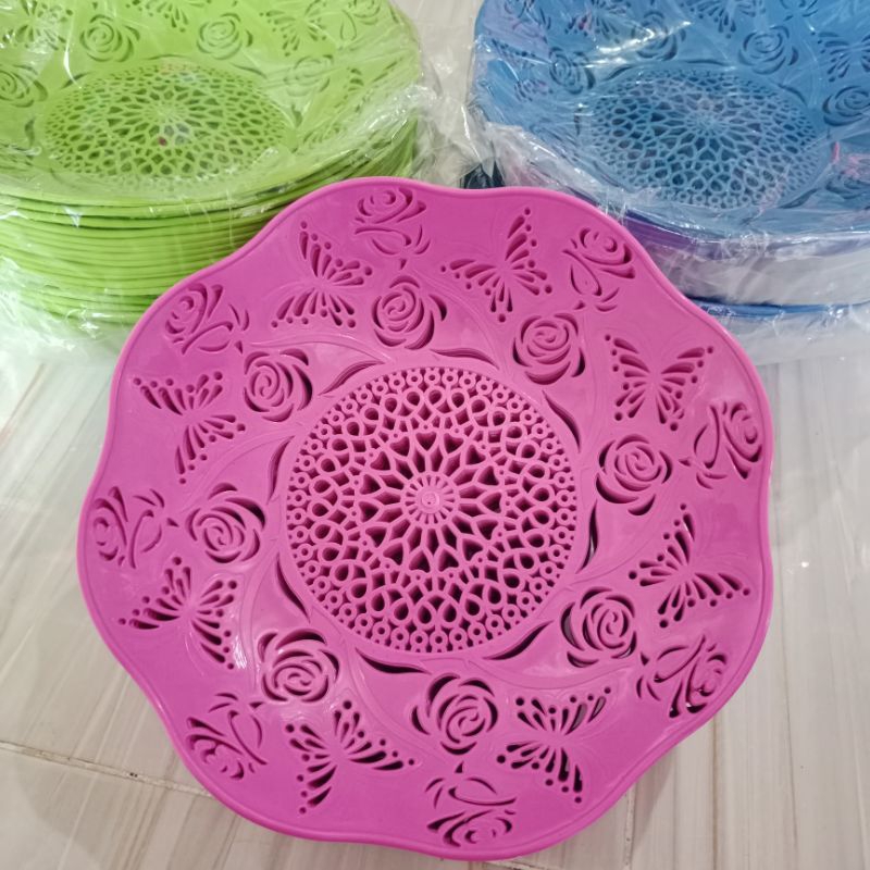 1lsn Jikin warna, piring jikin,piring plastik,piring kondangan,papiringan,