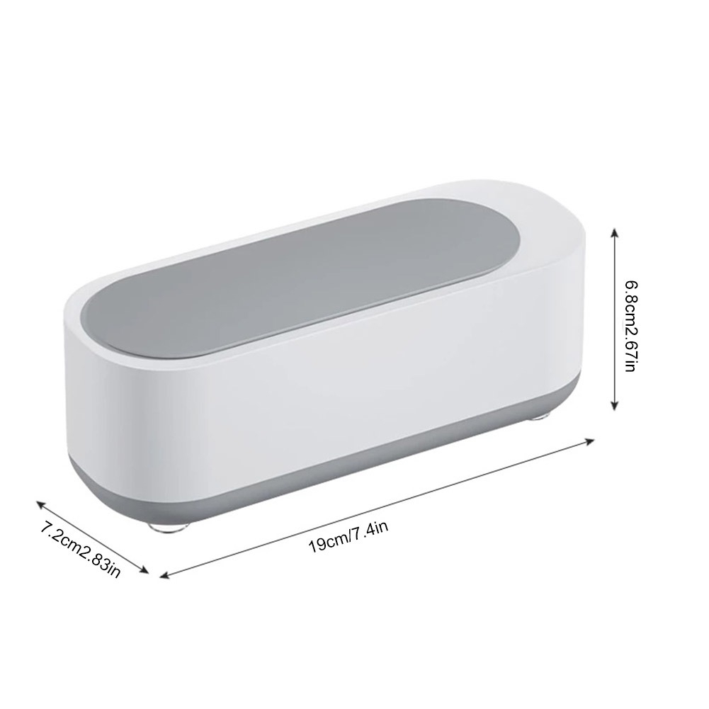 Alat Pembersih Kacamata Perhiasan Jam Tangan Lensa Kacamata Ultrasonic / Mesin Cuci Pembersih Mutifungsi