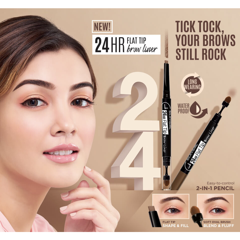 SILKYGIRL Flat Tip Brow Liner