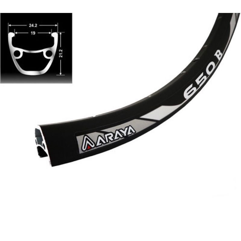 Velg araya 27,5 Doublewall 32hole