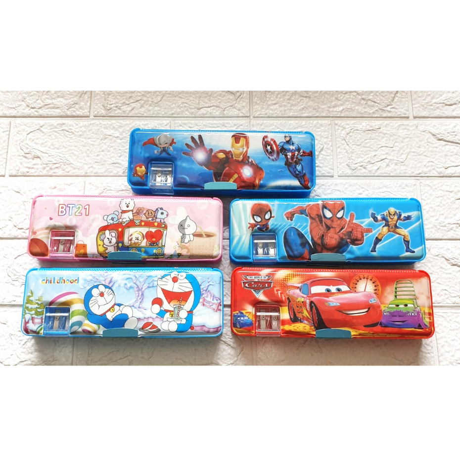 

Pencil Case Magnet + Rautan DZ-0061 / Kotak Pensil Magnet Karakter