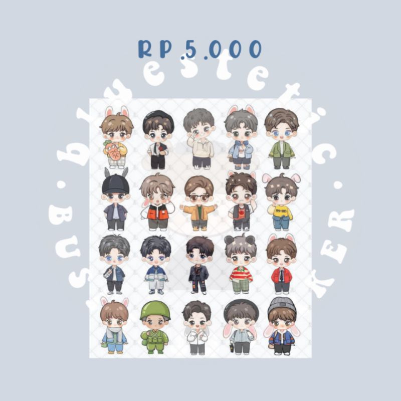 

STIKER anime lucu aesthetic| isi 20/pcs