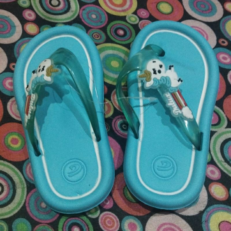Sandal jepit anak unicorn uk. 24-29